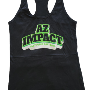 AZ Impact Black Racerback Logo Shirt