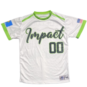 OK Impact Elite White Cursive Sublimated