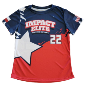 TX Impact Elite Red/Blue State Flag Sublimated