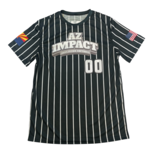 AZ Impact Black/White Pinstripe Sublimated