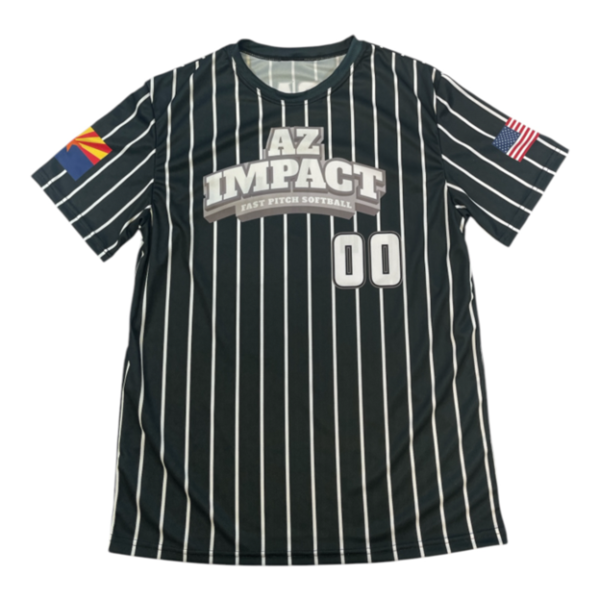 AZ Impact Black/White Pinstripe Sublimated
