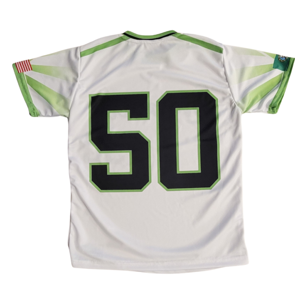 NV Impact Elite White Cursive Sublimated - Image 2
