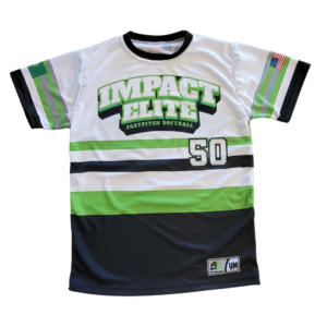 WA Impact Elite Green Striped Sublimated