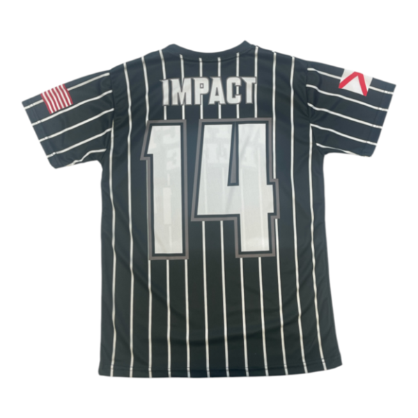 AL Impact Elite Black/White Pinstripe Sublimated - Image 2