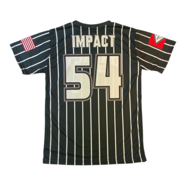 AR Impact Elite Black/White Pinstripe Sublimated - Image 2