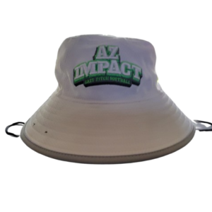 AZ Impact White 3D Puff Bucket Hat