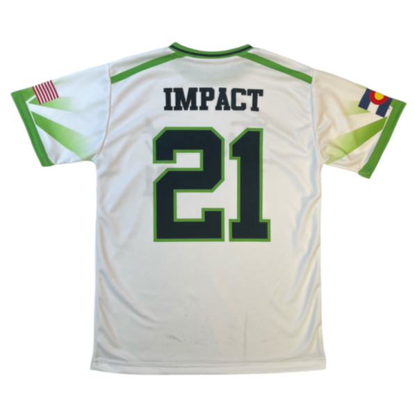 CO Impact Elite White Cursive Sublimated - Image 2