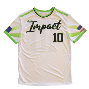 UT Impact Elite White Cursive Sublimated