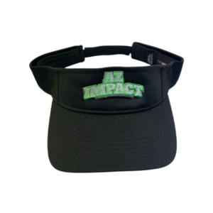 AZ Impact Black Flat Logo Visor