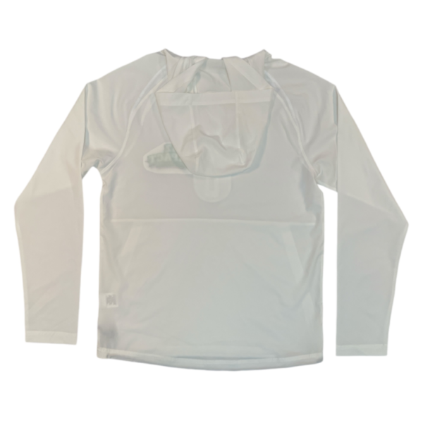 Impact Elite White Half Zip Long Sleeve Hooded Jacket - Image 2