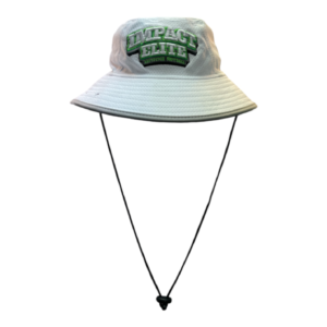 Impact Elite White 3D Puff Bucket Hat
