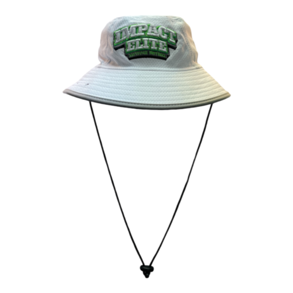 Impact Elite White 3D Puff Bucket Hat