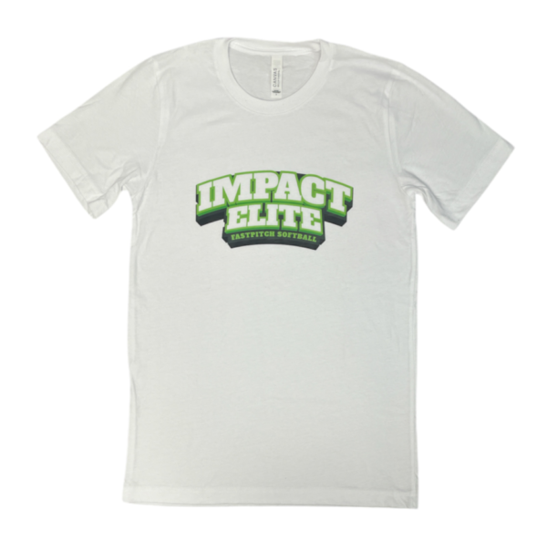 Impact Elite White Regular Logo Shirt