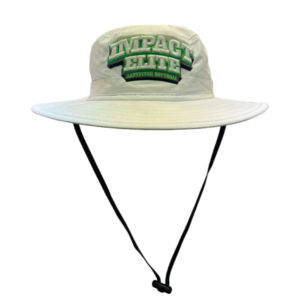 Impact Elite White 3D Puff Wide Brim Hat
