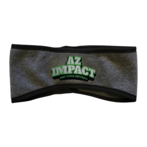AZ Impact Grey Embroidered Flat Logo Head Band