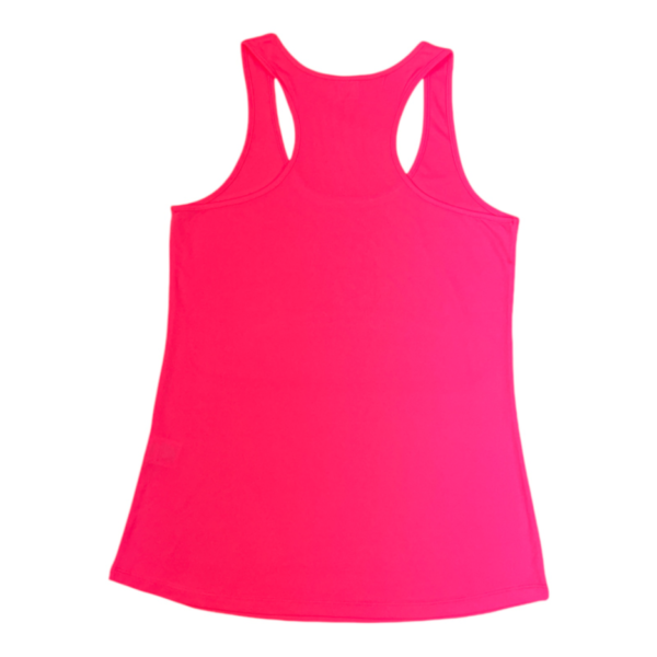 AZ Impact Grey Logo Sport Tek Pink Racerback - Image 2