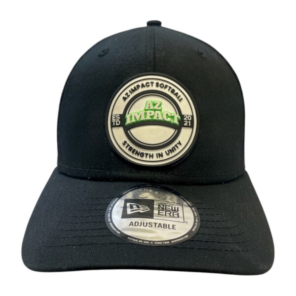 AZ Impact Black PVC Patch Trucker Hat - Image 2