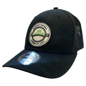 AZ Impact Black PVC Patch Trucker Hat