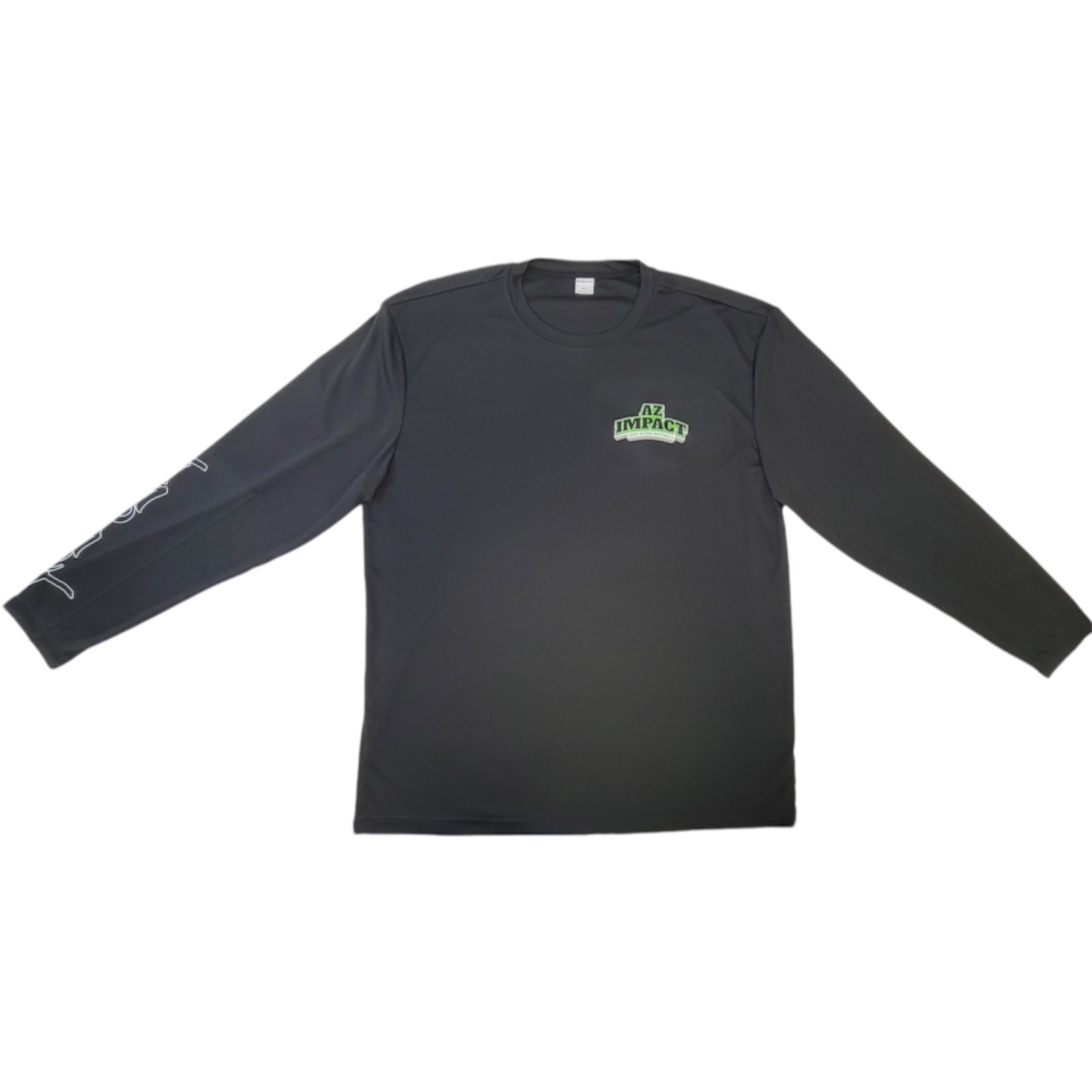 AZ Impact Black Long Sleeve Cursive Shirt