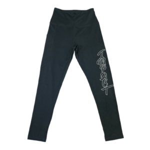AZ Impact Black High Rise 7/8 Legging  Cursive Logo