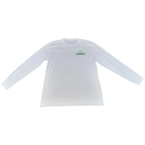 AZ Impact White Long Sleeve Cursive Shirt