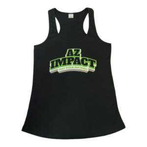 AZ Impact Black Sport Tek Racerback Logo Shirt