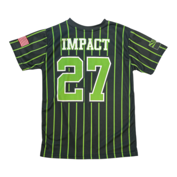 AZ Impact Black/Green Pinstriped Sublimated - Image 2