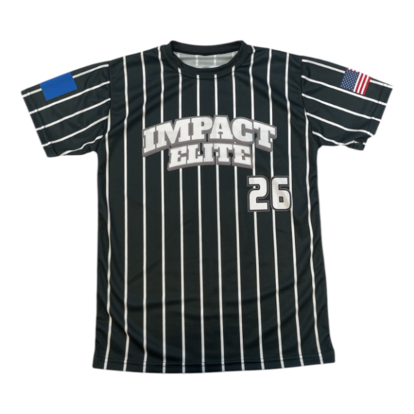 NV Impact Elite Black/White Pinstripe Sublimated
